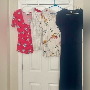 Nursing shirts and dress